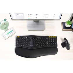 Tastatura fara fir Delux GM902 Pro (Black) Thumb