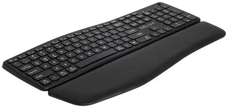 Tastatura fara fir Delux GM908CV (Black) - 3