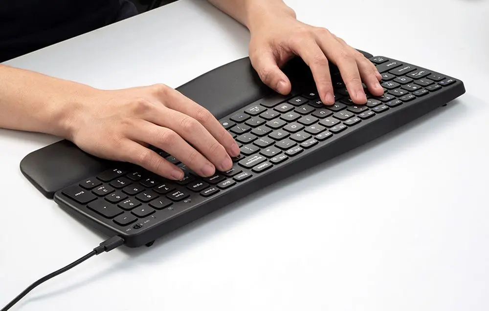 Tastatura fara fir Delux GM908CV (Black) - 7