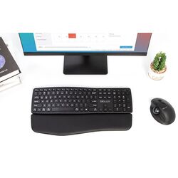 Tastatura fara fir Delux GM908CV (Black) Thumb