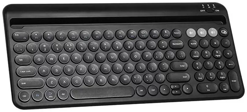 Беспроводная клавиатура Delux K2212V BT (Black)