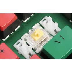 Tastatura fara fir Delux KM17DB (Green/Red) Thumb