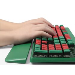 Tastatura fara fir Delux KM17DB (Green/Red) Thumb