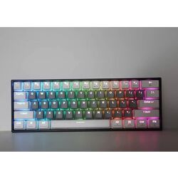 Tastatura fara fir Delux KM33 BT RGB (White/Grey) Thumb