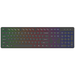 Tastatura fara fir Delux SK800GL (Black)
