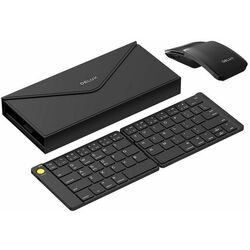 Set tastatura + mouse fara fir Delux KF10 + MF10PR (Black) Thumb