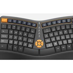 Tastatura Delux GM905DB (Grey/Orange) Thumb