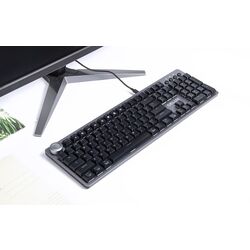 Tastatura Delux K100US Designer (Gray/Black) Thumb