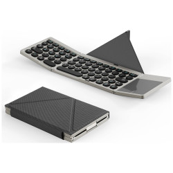 Tastatura fara fir Dux Ducis OK Flip Series Tri-fold Touch (Grey) Thumb