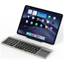 Tastatura fara fir Dux Ducis OK Flip Series Tri-fold Touch (Grey) Thumb