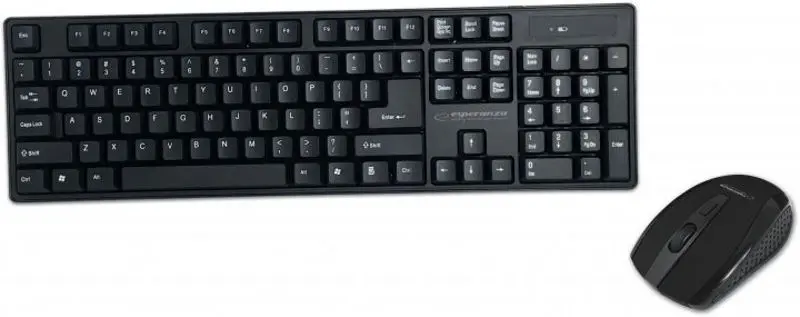 Set tastatura + mouse fara fir Esperanza EK135 (Black)