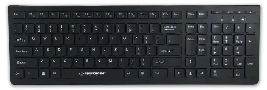 Set tastatura + mouse fara fir Esperanza EK136 (Black) - 2