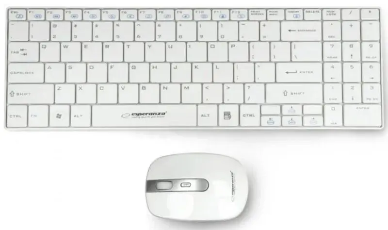 Set tastatura + mouse Esperanza Liberty EK122W (White)