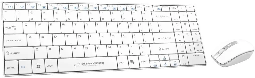 Set tastatura + mouse Esperanza Liberty EK122W (White)