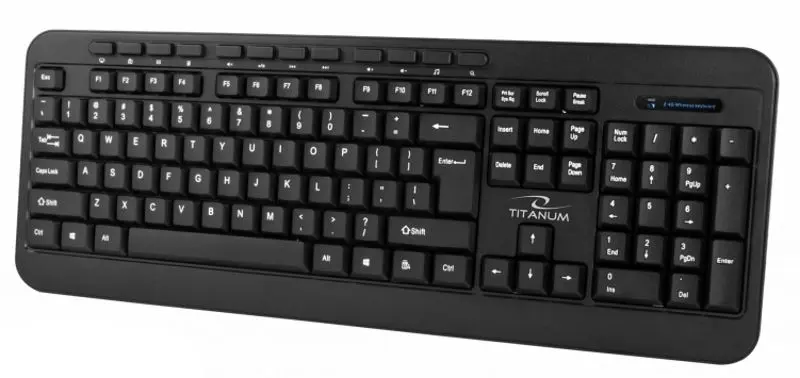 Set tastatura + mouse fara fir Esperanza Titanum Akron TK109 (Black) - 2