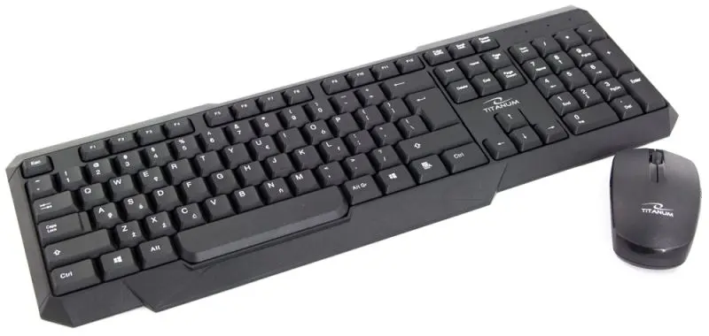 Set tastatura + mouse fara fir Esperanza Titanum Memphis TK108 (Black) - 2