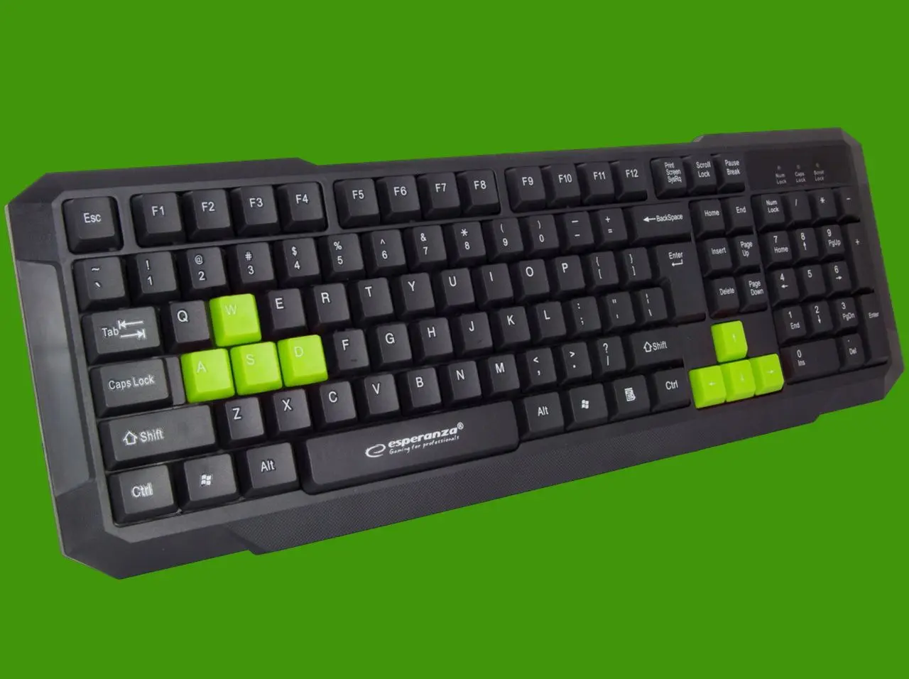 Tastatura Esperanza Aspis EGK102G (Black/Green) - 3