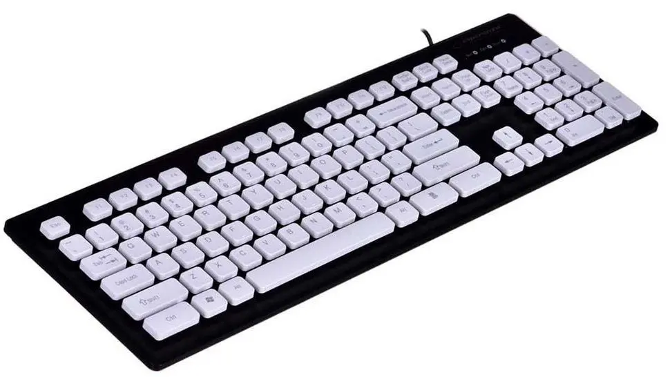 Tastatura Esperanza Singapore EK130K (Black/White) - 2