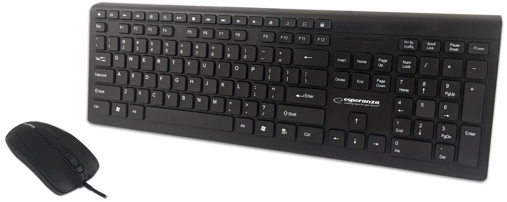 Set tastatura + mouse Esperanza EK138 (Black)
