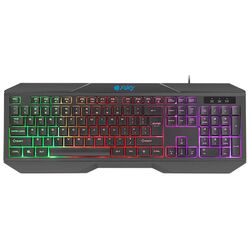 Игровой набор 4в1 клавиатура + наушники + мышь + коврик Fury Thunderstreak 3.0 (Black) Thumb