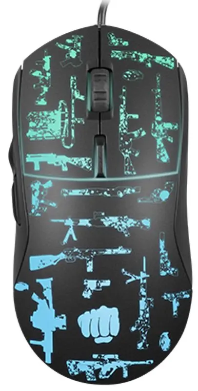 Игровой набор 4в1 клавиатура + наушники + мышь + коврик Fury Thunderstreak 3.0 (Black) - 7