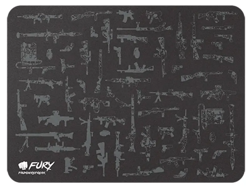 Игровой набор 4в1 клавиатура + наушники + мышь + коврик Fury Thunderstreak 3.0 (Black) - 8