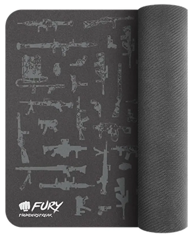 Игровой набор 4в1 клавиатура + наушники + мышь + коврик Fury Thunderstreak 3.0 (Black) - 9