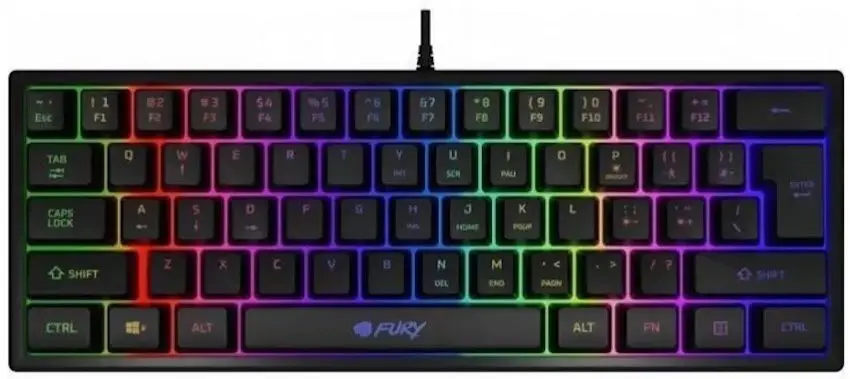 Клавиатура Fury Tiger US NFU-1851 (Black)