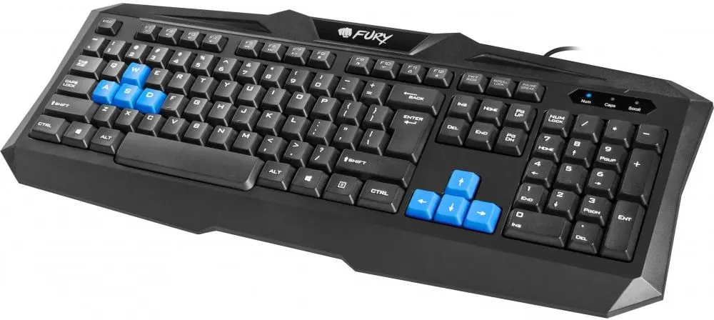 Клавиатура Fury Typhoon (Black/Blue) - 2