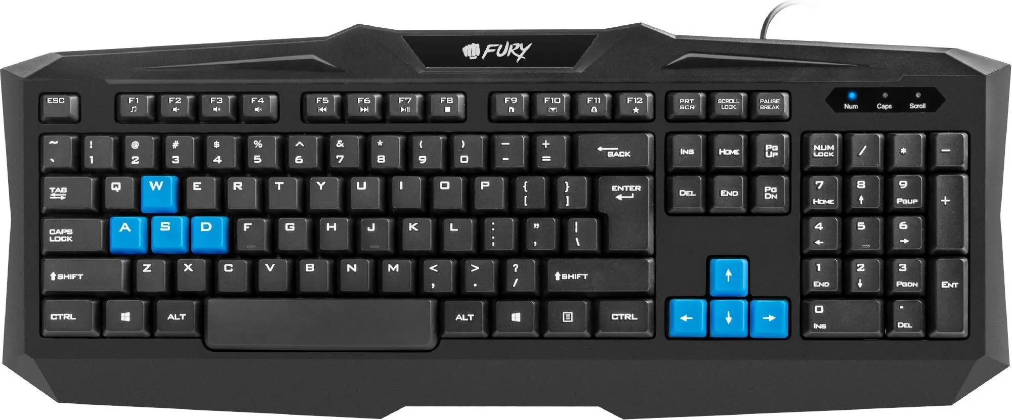 Клавиатура Fury Typhoon (Black/Blue)