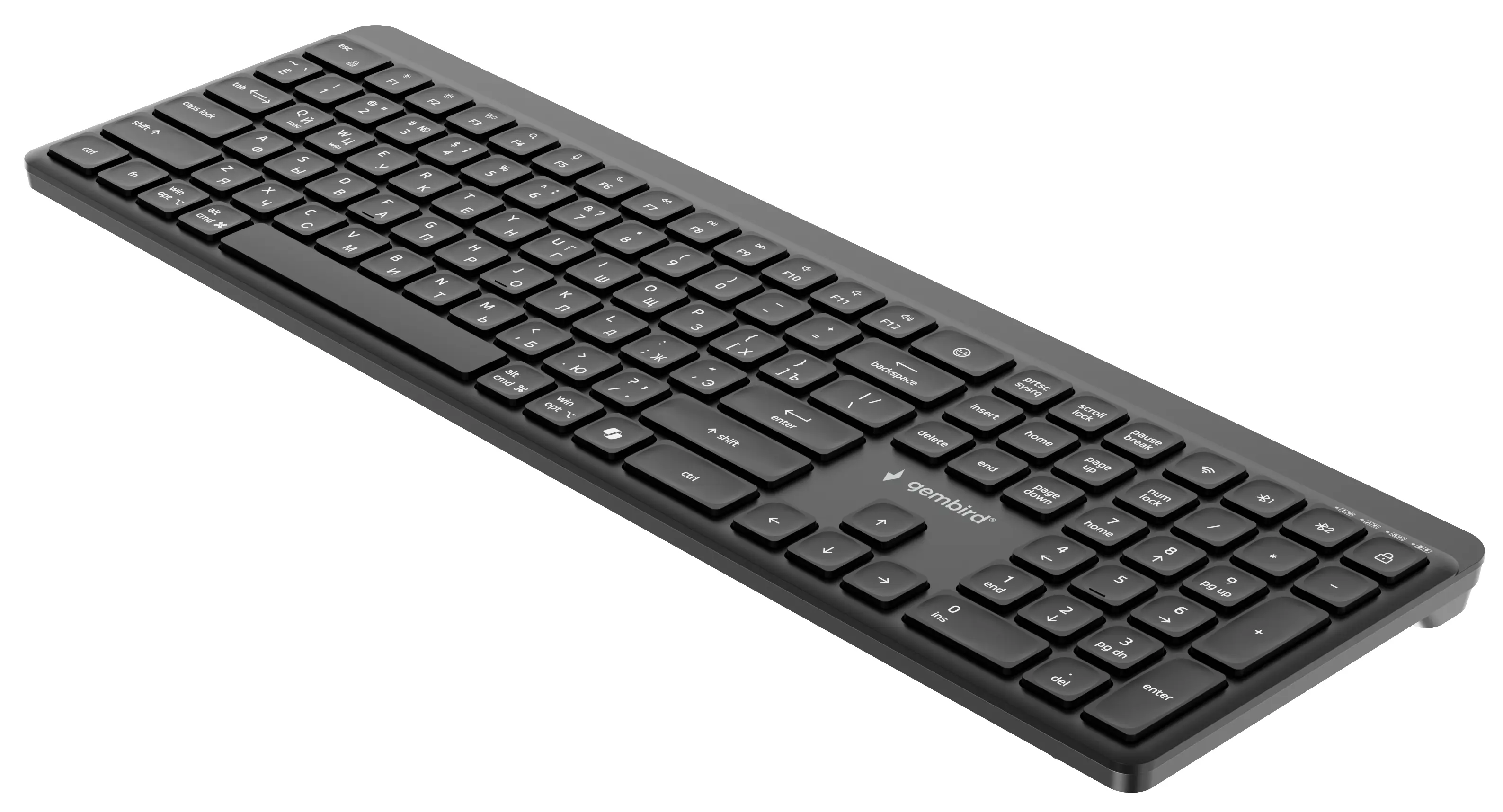Беспроводная клавиатура Gembird KB-WPS-03-CYRL (Black) - 6