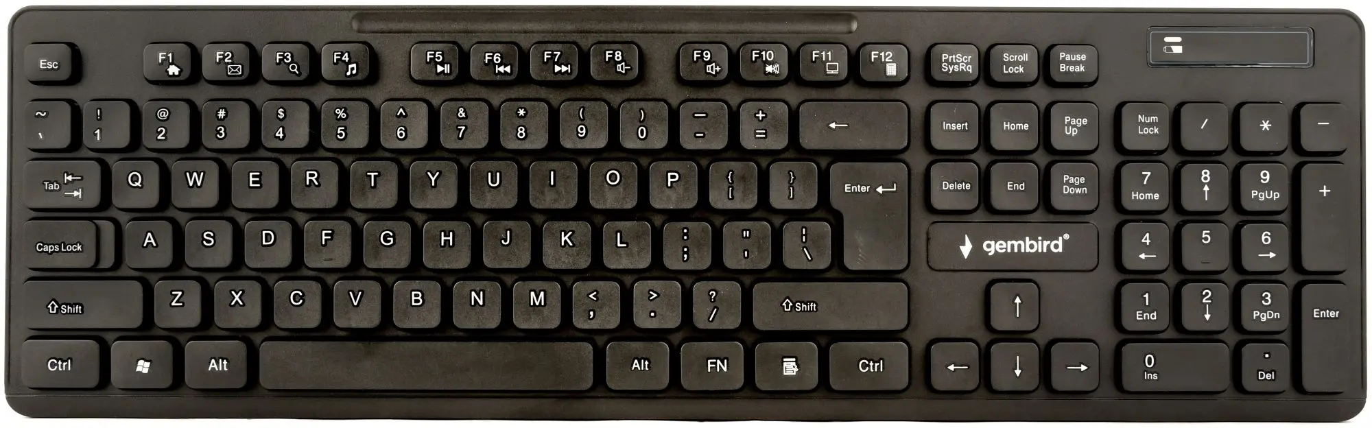 Беспроводной комплект клавиатура + мышь Gembird KBS-WCH-03 (Black) - 3