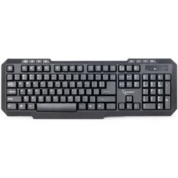 Беспроводной комплект клавиатура + мышь Gembird KBS-WM-02 (Black) Thumb