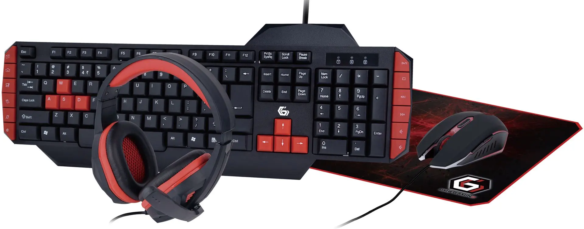 Set pentru jocuri Gembird GGS-UMG4-02 (Black/Red)