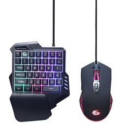Gaming set 2in1 tastatura + mouse Gembird GGS-IVAR-TWIN (Black)