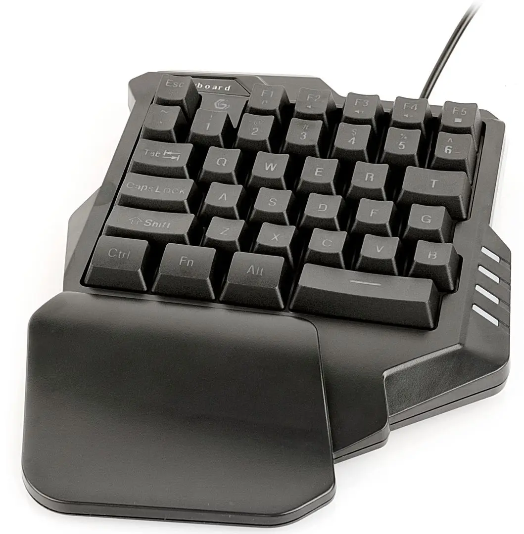 Игровой набор 2в1 клавиатура + мышь Gembird GGS-IVAR-TWIN (Black) - 4