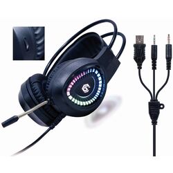 Gaming set 4in1 tastatură + casti + mouse + mousepad Gembird GGS-UMGL4-01-RU (Black) Thumb