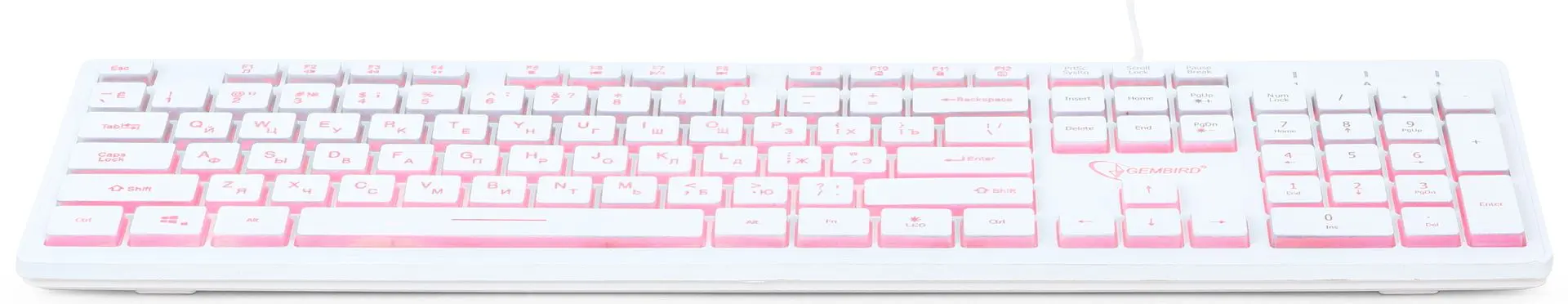 Клавиатура Gembird KB-UML3-01-W-RU (White) - 3