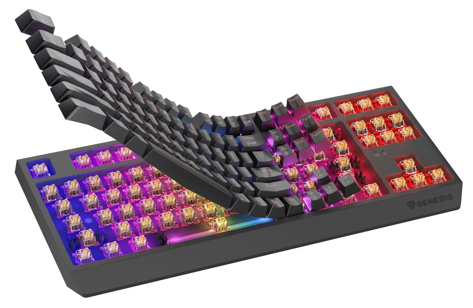 Tastatura fara fir Genesis Thor 230 TKL (Black) - 7