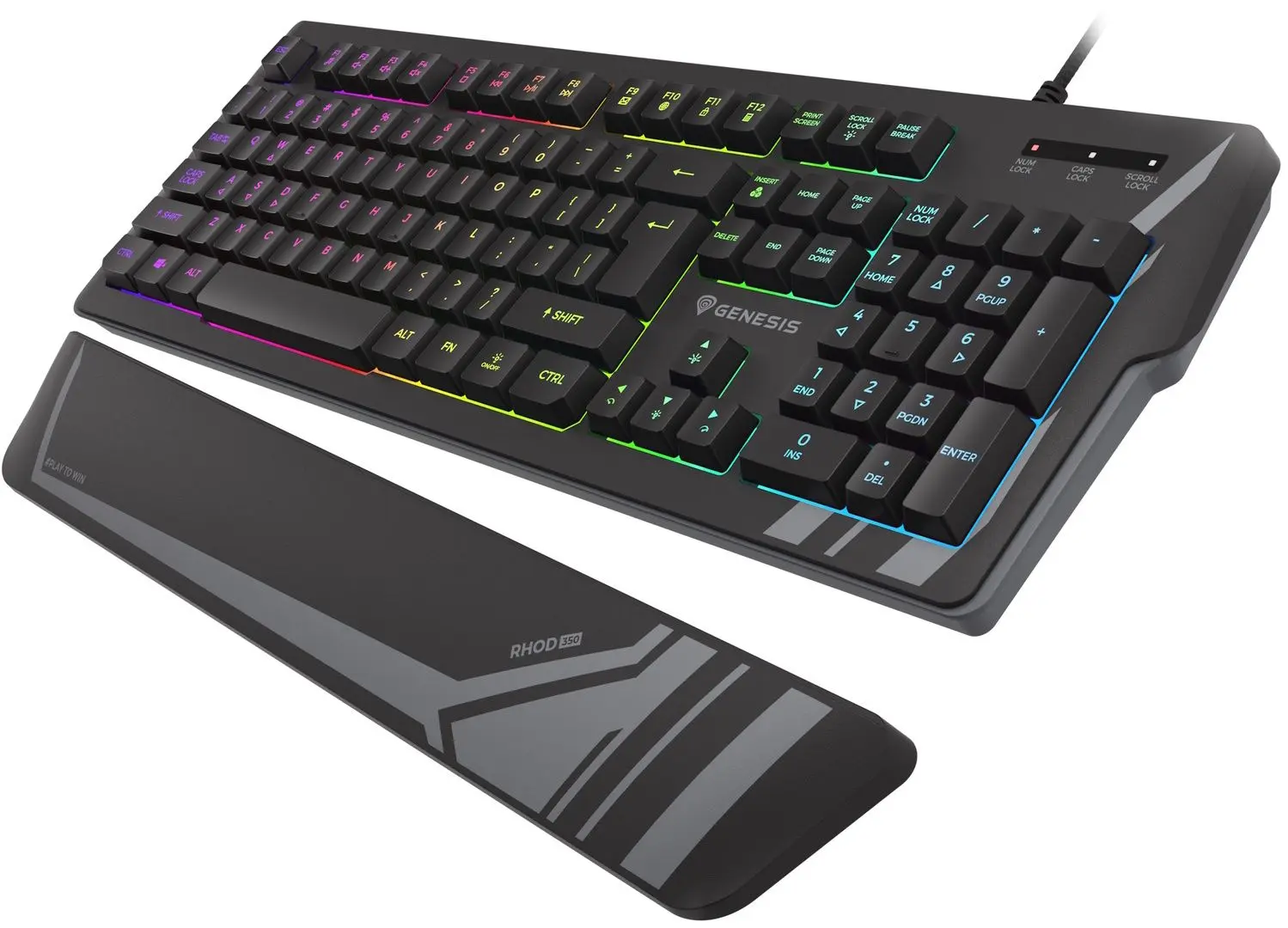 Tastatura Genesis Rhod 350 RGB (Black)