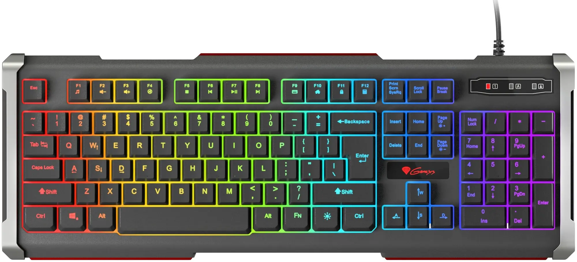 Клавиатура Genesis Rhod 400 RGB RU (Black)