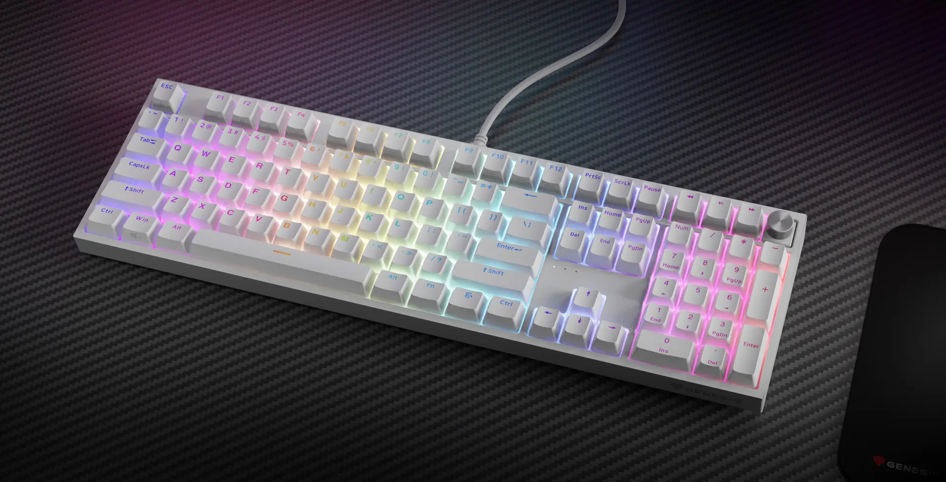 Tastatura Genesis Thor 404 NKG-2300 (White)