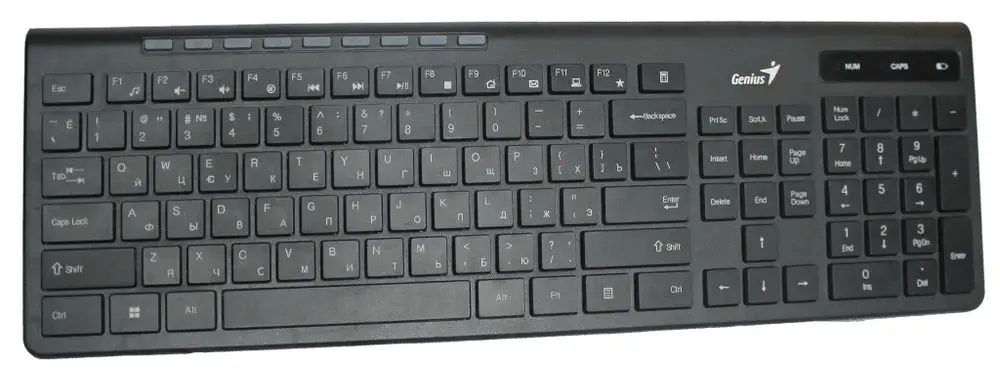 Беспроводная клавиатура Genius SlimStar 7230 (Black) - 2