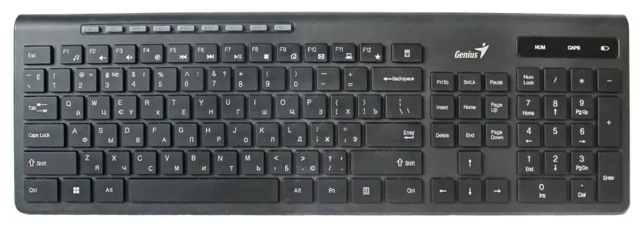 Беспроводная клавиатура Genius SlimStar 7230 (Black)