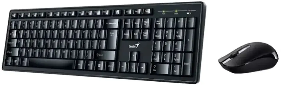 Set tastatură fara fir + mouse Genius KM-8200 (Black/Grey)