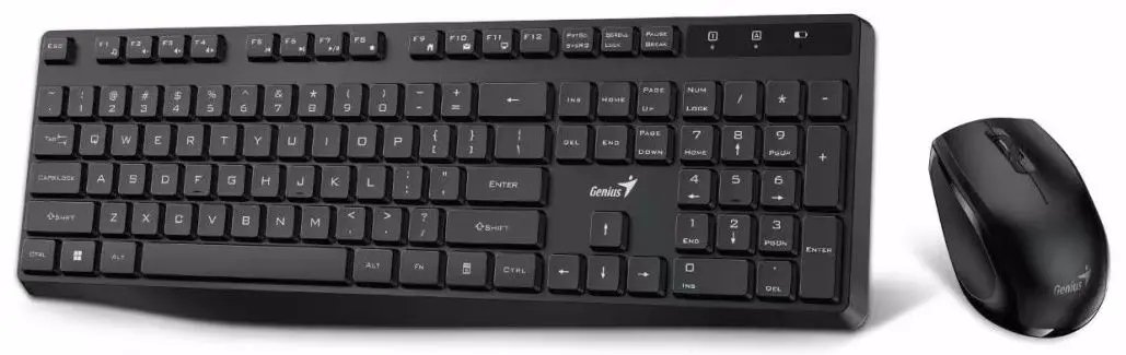Set tastatură fara fir + mouse Genius KM-8206S (Black) - 2
