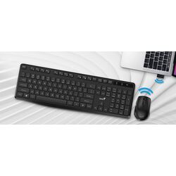 Set tastatură fara fir + mouse Genius KM-8206S (Black) Thumb