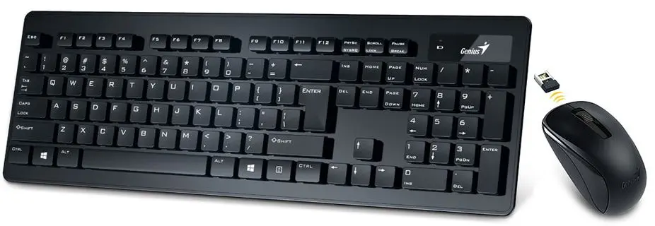 Беспроводной комплект клавиатура + мышь Genius SlimStar 8005 (Black)