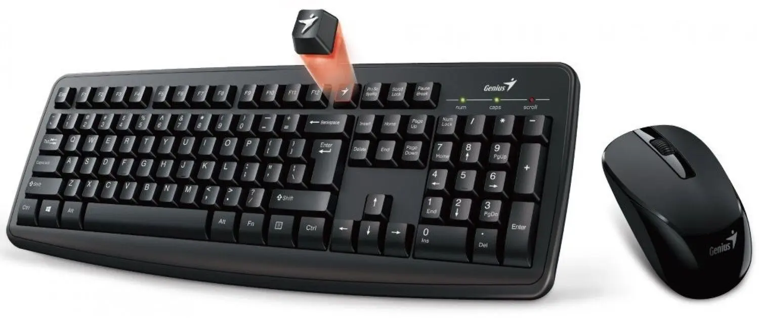 Set tastatura + mouse fara fir Genius Smart KM-8100 (Black) - 2