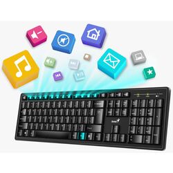 Set tastatura + mouse fara fir Genius Smart KM-8200 (Black) Thumb